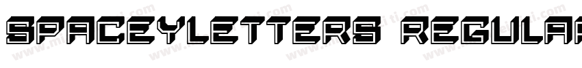 SpaceyLetters Regular字体转换